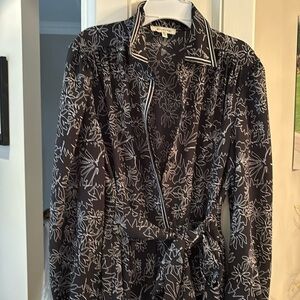 NWOT max Studio black white tiered dress in xs